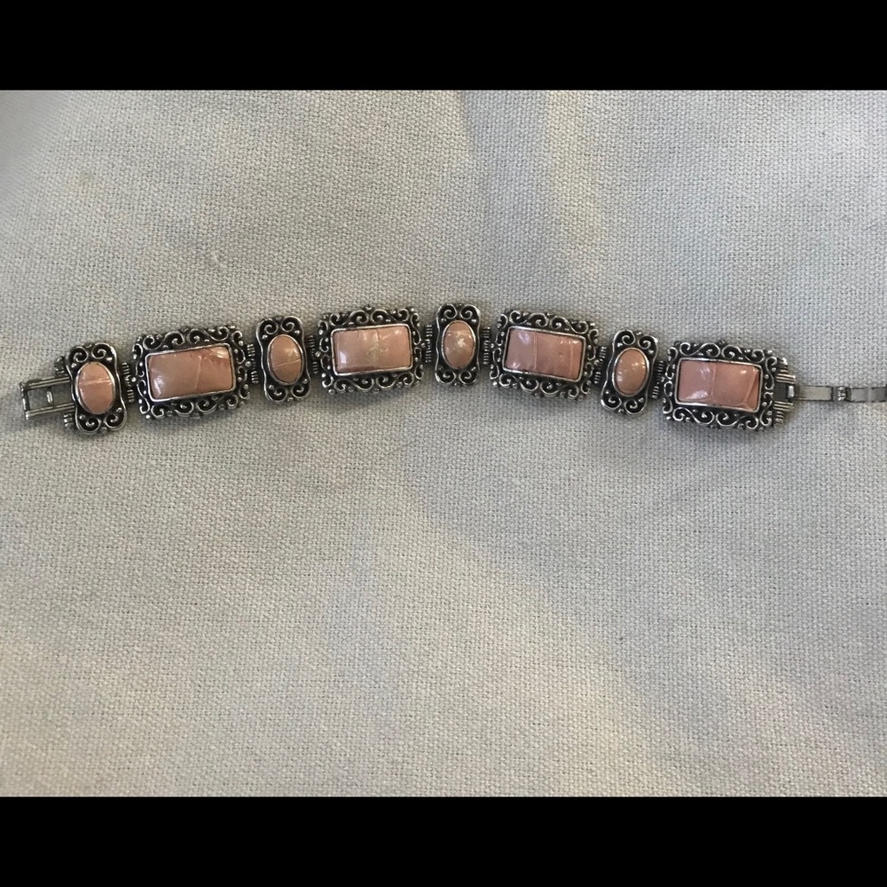 Brighton antique silver and rose bracelet